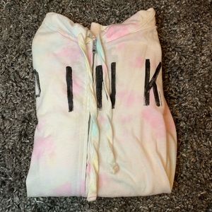 NWOT Victoria’s Secret pastel tie dye jacket